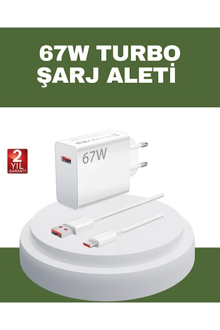 Mey İthalat 67 Watt Type C Hızlı Şarj Cihazı Oneplus 7 8 9 10 Uyumlu