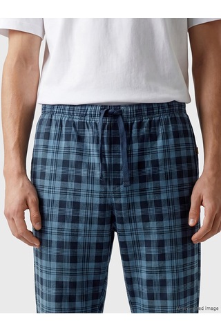 Lc Waikiki Lc Waıkıkı İndigo Standart Kalıp Ekose Erkek Pijama Alt