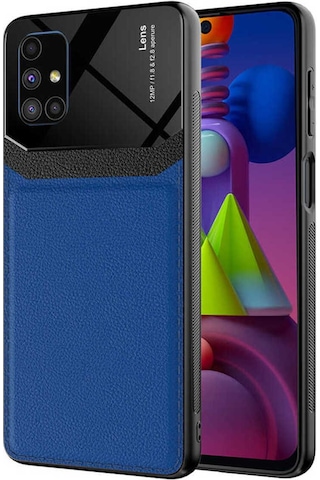 Galaxy M51 Kılıf Zore Emiks Kapak Lacivert