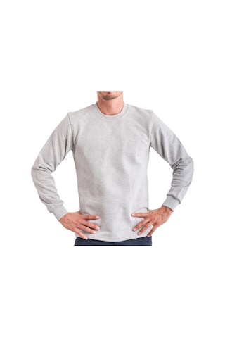 Mylifemoda Gri İki İplik Sweatshirt