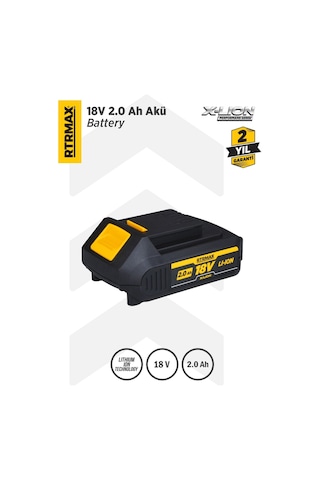 RTRMAX RTX1802 X-Lion Akü Yedek Batarya 2.0 Ah
