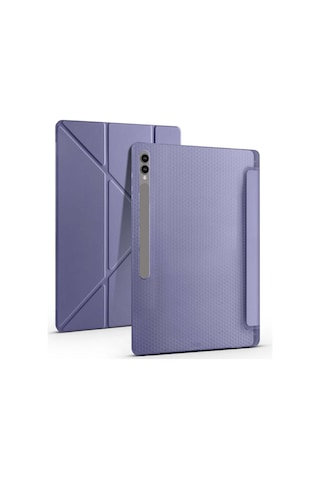Samsung Galaxy Uyumlu Tab S11 Ultra 14.6inç X930 X936b Kılıf Kalem Bölmeli Trifolding Case Kılıf