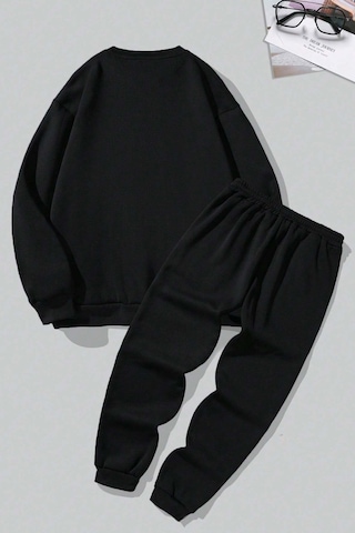 Antrasit Eşofman Takımı Siyah3