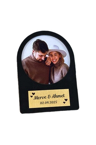 Kişiye Özel Fotoğraflı Ahşap Masa Üstü Çerçeve