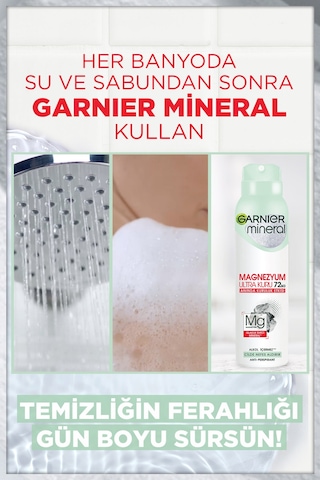 Garnier Mineral Magnezyum Ultra Kuru Kadın Deodorant 150 ML