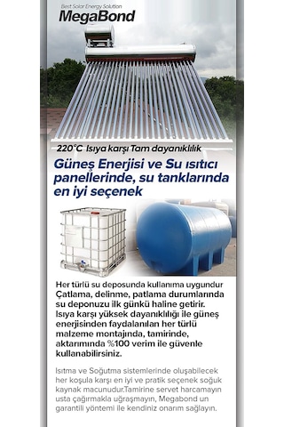 Megabond Kaynak Yapılmış Gibi Birleştiren Yapıştırıcı Tekli