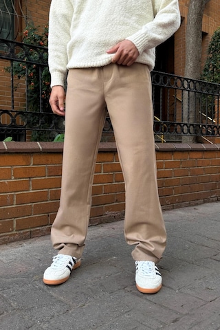 Flaw Basic Regular Gabardin Pantolon Vizon VİZON