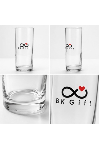 Logonuza Özel 12 Adet Paşabahçe 200 Cc Baskılı Rakı Bardağı Kurumsal Hediye Seti Çok Renkli