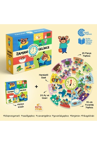 Bi Kutu Oyun Zamanı Gelince - Bir Yılım Kitap Ve Oyun Seti