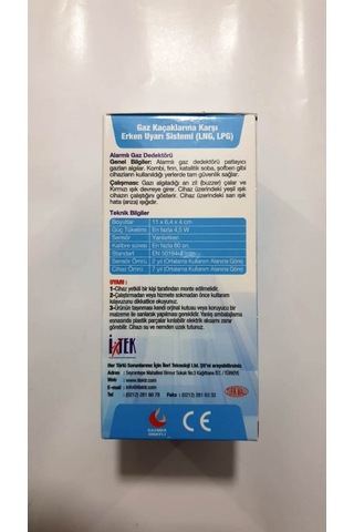 Gaz Alarm Cihazı Doğalgaz Lng Ve Lpg