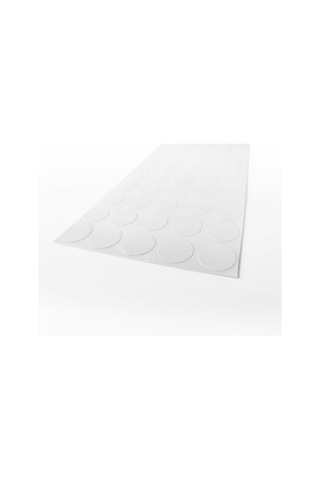 Furndıy Vida Çivi Gizleyici Tapa 21mm X 50 Parça Çivi Ve Vida Deliği İçin Gizleyici Sticker Kendinden Yapışkanlı Vida Tapası Beyaz