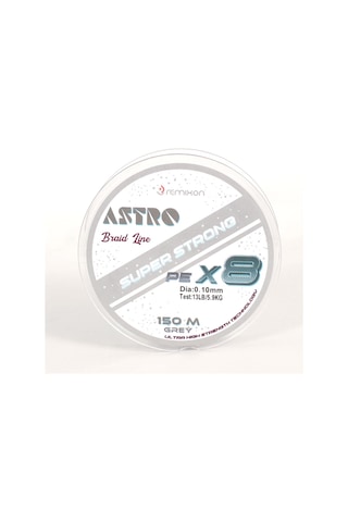 Remixon Astro 8b Grey 150m İp Misina 0,10mm 0,10mm