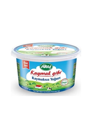 Sütaş Kaymak Gibi Kaymaksız Yoğurt 1250 G
