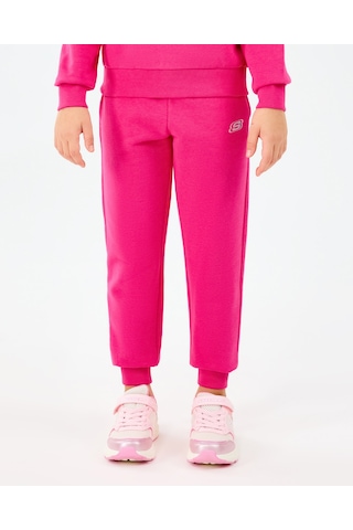 Skechers G Essentials Sweatpant Büyük Kız Çocuk Neonpink Eşofman Altı Sk2520006-3586 Fosforlu Pembe