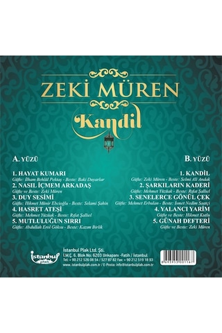 Zeki Müren- Kandil Plak