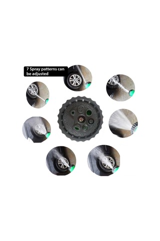 Wezone Bahçe Ve Araba Yıkama İçin 7 Modlu Ayarlanabilir Hortum Nozulu