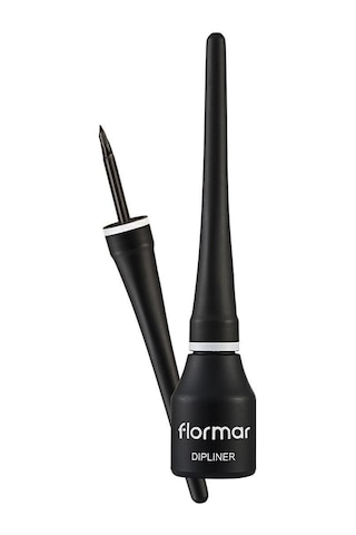 Flormar Ekstra İnce Keçe Uçlu Yarı Mat Dipliner 000 Black