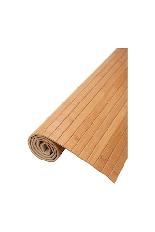 Kaydırmaz Tabanlı Bambu Banyo Paspası 70x45 Cm Doğal Ahşap Bambu Mat, Suya Dayanıklı, Kaymaz Paspas, Dekoratif Ve Hijyenik Zemin Kaplama Açık Gri