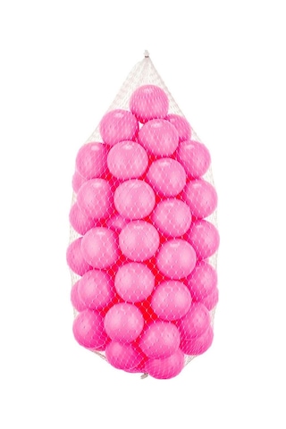 7 Cm 50'li Pembe Oyun Havuz Topu Çocuklar İçin Güvenli Plastik Top