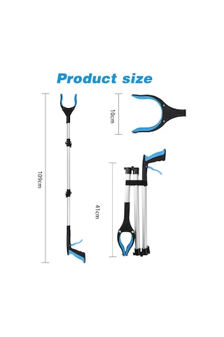 Microcase 109 Cm 3 Katmanlı Çöp Şişe Atık Toplama Eşya Alma Aparatı - Al5702