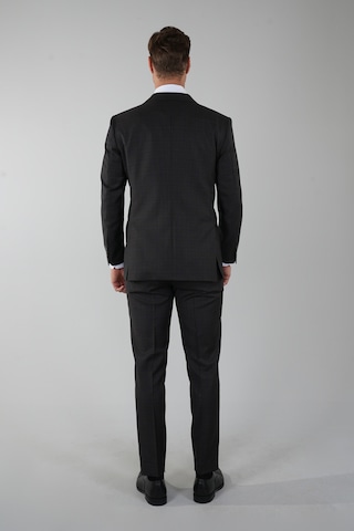 Bisse Comfort Fit Kruvaze Takım Elbise Sedef Düğmeli Kahve Ptk25y25005 D11 Kahverengi