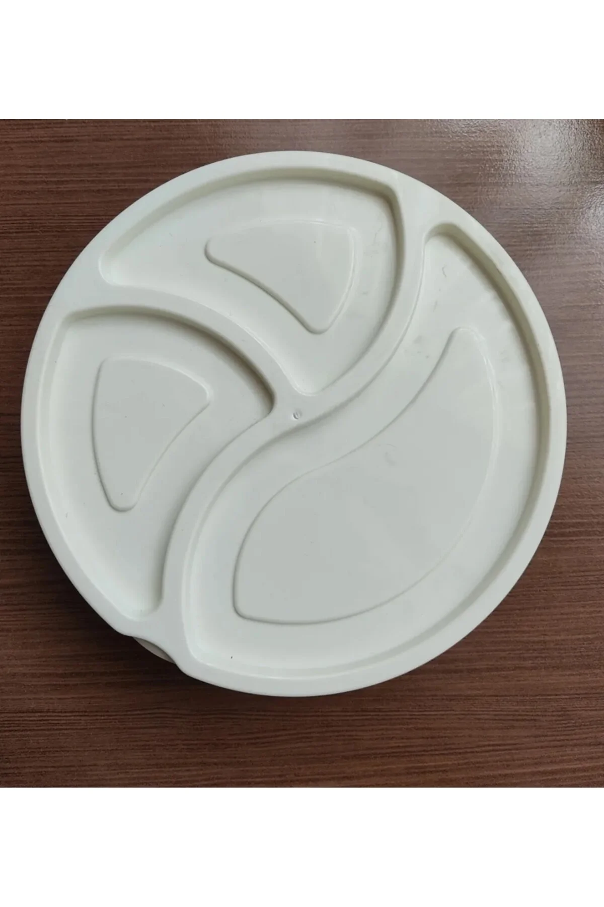 Beyaz Kapaklı 3 Bölmeli Plastik Saklama Kabı Sızdırmaz Ve Pratik