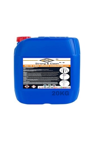 Strong&Clean Kireç Pas Çözücü Ultra Konsantre 1/10 20 KG