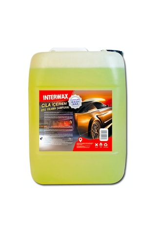 Interwax Cilalı Oto Yıkama Şampuanı 20 kg Interwax Cilalı Oto Yıkama Şampuanı 20 kg