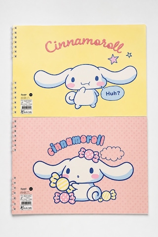 X Dekomus Lisanslı Cinnamoroll 17x25 Cm 15 Yaprak Resim Defteri Tek Adet Altın