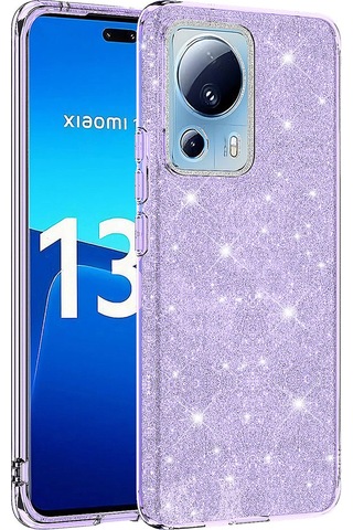 Zore Mi 13 Lite Kılıf Msra Shining Silikon - Gümüş Gümüş