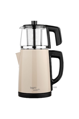 Leggno Gourmet Pro LE-GRM102GTMCR Cam Demlikli Çay Makinesi