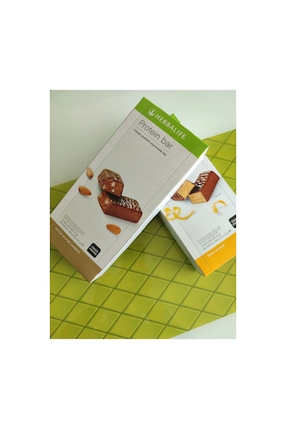 Herbalife Protein Bar Limon Aromalı 14'lü Paket Protein Bar Vanilya Aromalı Bademli 14'lü Paket
