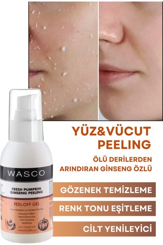 Ölü Derilerden Arındıran Ginseng Özlü, Yenileyici, Aydınlatıcı Yüz Ve Vücut Peelingi