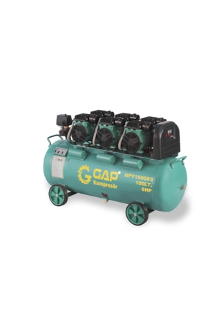 Gap Kompresör Gpy1500x3 6 Hp 8 Bar 100 Lt Sessiz Yağsız Kompresör