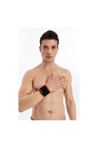 Prolife Ortopedi Basit El Bilekliği Siyah-turuncu