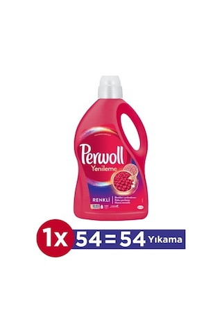 Perwoll Renkliler İçin Sıvı Çamaşır Deterjanı 54 Yıkama 2.97 L