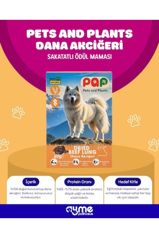 Pets And Plants Pap Dana Akciğer Sakat Et 80 G