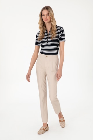 U.S. Polo Assn. Kadın Taş Slim Flare Cropped Fit Kanvas Pantolon 50301156-VR049