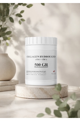 HYDROLYZED COLLAGEN POWDER (TİP 1 & TİP 3) - 500 GR