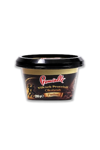 Premialle Yüksek Proteinli Belçika Çikolatalı Puding 20 G Protein Tek Porsiyon 6'lı Set