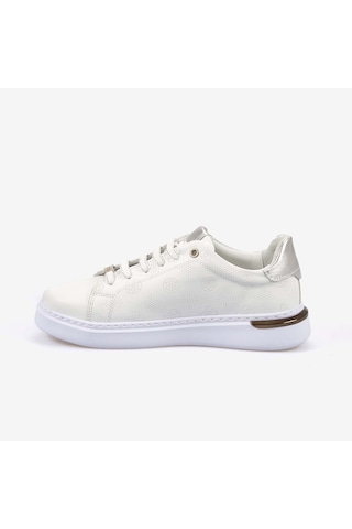Kemal Tanca Kadın Hakiki Deri Eva Taban Spor & Sneaker Ayakkabı 7065 Beyaz