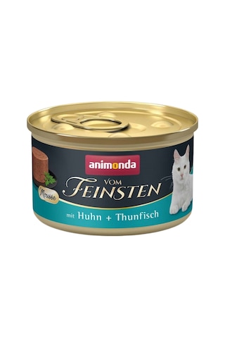 Animonda Vom Teneke Feinsten Tavuklu Ve Ton Balıklı Yetişkin Kedi Konservesi 85gr Animonda Vom Teneke Feinsten Tavuklu Ve Ton Balıklı Yetişkin Kedi Konservesi 85gr