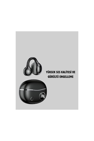 Yxg10 Açık Kulak Bluetooth Kulaklık Klipsli, Güvenli Spor Tasarım,
