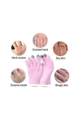 Sones 2 Adet Tüy İplik Dokunmatik Ekran Eldiveni Açık Hava Tam Parmak Eldiveni