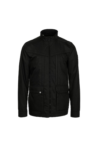 Ncs Jeans Erkek Dik Yaka Rüzgar Ve Su Itici Ön Cepli Slim Fit Mevsimlik Mont 4502-Siyah