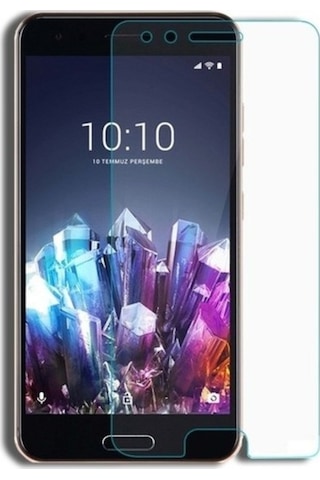 Vestel Uyumlu Venüs Z10 Nano Kırılmaz Cam Ekran Koruyucu Şeffaf