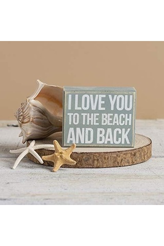 I Love You To The Beach And Back Kutu İşareti 27360