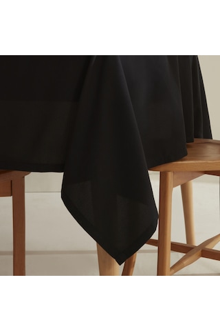 Karaca Home Belle Dertsiz Masa Örtüsü Siyah Siyah