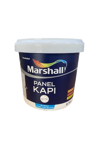 Su Bazlı Kokusuz Amerikan Panel Kapı Boyası 0.75 L Beyaz