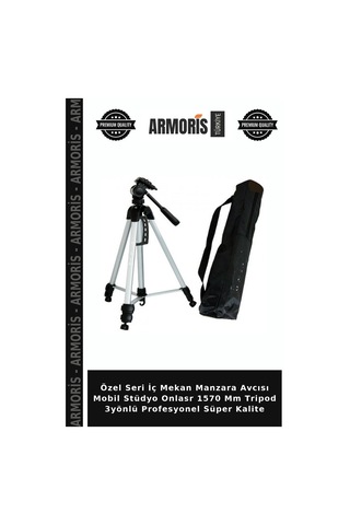Özel Seri İç Mekan Manzara Avcısı Mobil Stüdyo Onlasr 1570 Mm Tripod 3yönlü Profesyonel Süper Kalite